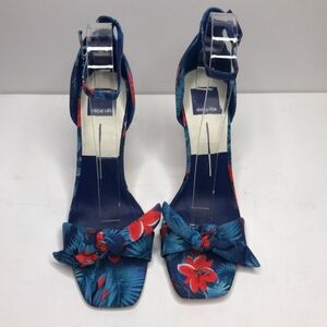 Dolce Vita Women's Navy and Red Floral Heels